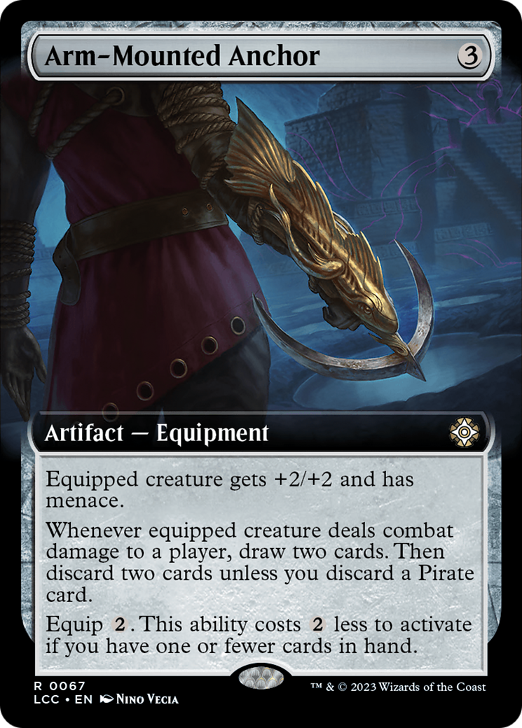 {R} Arm-Mounted Anchor (Extended Art) [The Lost Caverns of Ixalan Commander][LCC 067]