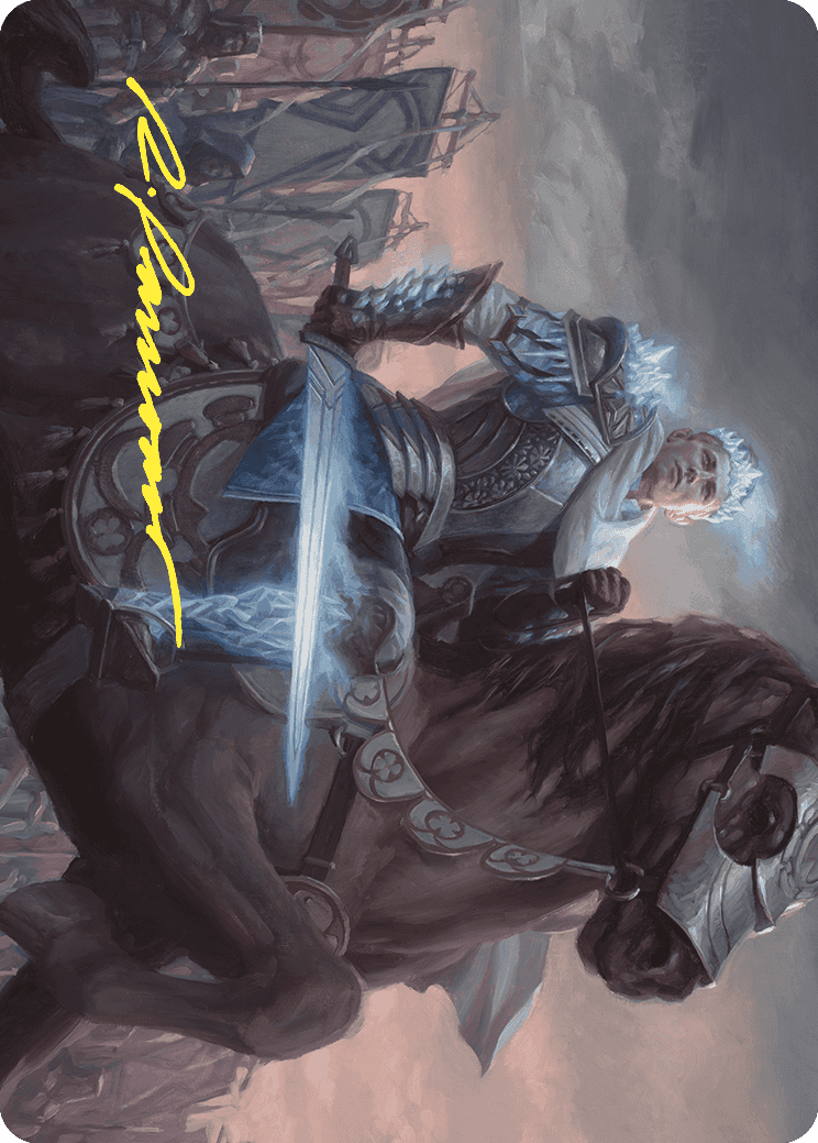 {A} Will, Scion of Peace Art Card (Gold-Stamped Signature) [Wilds of Eldraine Art Series][GS AWOE 034]