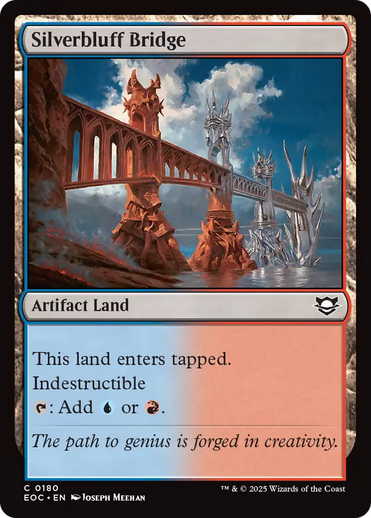 {C} Silverbluff Bridge [Edge of Eternities Commander][EOC 180]