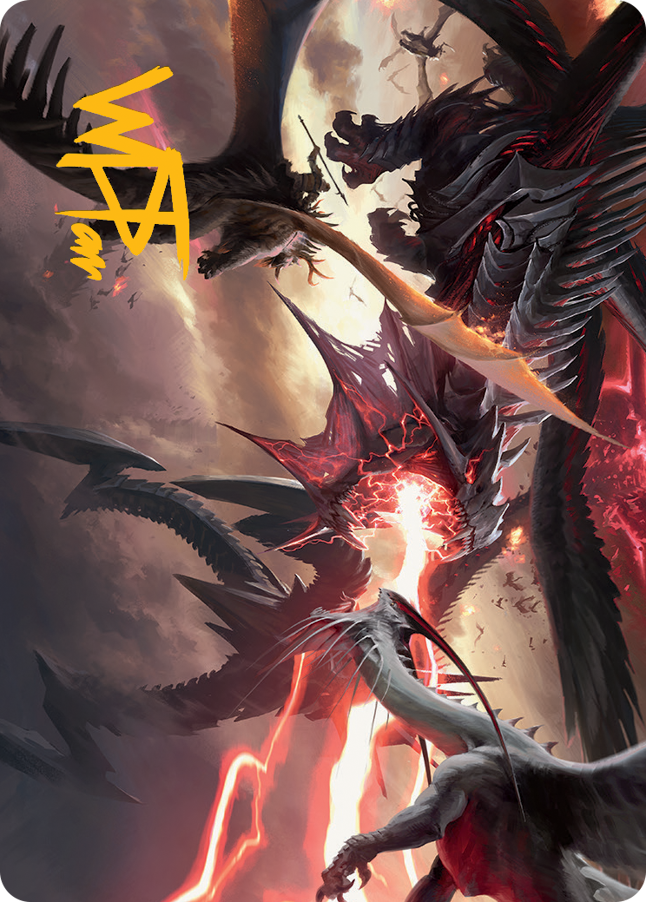 {A} Invasion of Tarkir Art Card (Gold-Stamped Signature) [March of the Machine Art Series][GS AMOM 034]