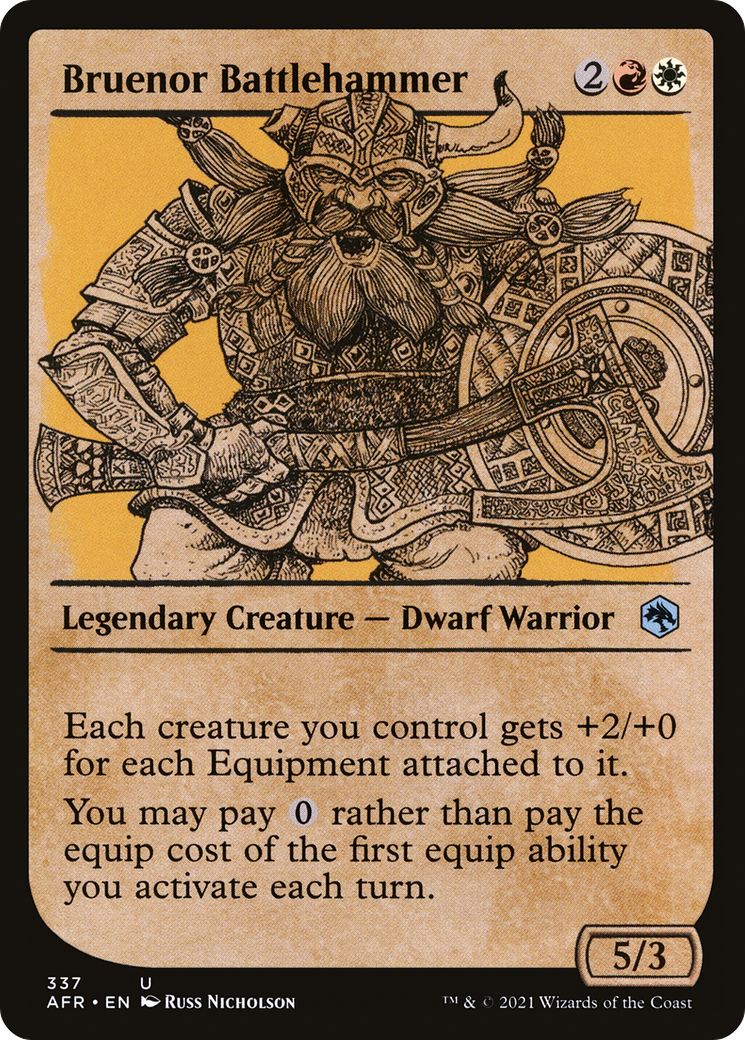 {C} Bruenor Battlehammer (Showcase) [Dungeons & Dragons: Adventures in the Forgotten Realms][AFR 337]