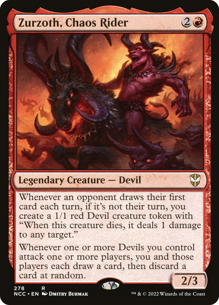{R} Zurzoth, Chaos Rider [Streets of New Capenna Commander][NCC 278]
