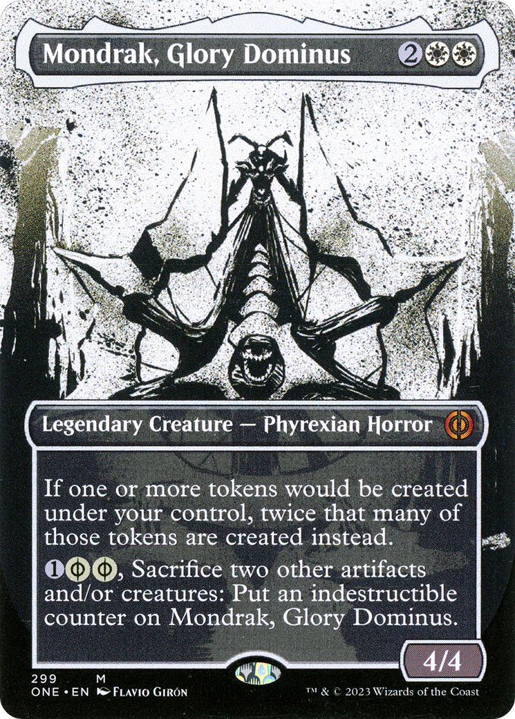 {R} Mondrak, Glory Dominus (Borderless Ichor) [Phyrexia: All Will Be One][ONE 299]