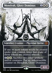 {R} Mondrak, Glory Dominus (Borderless Ichor) [Phyrexia: All Will Be One][ONE 299]
