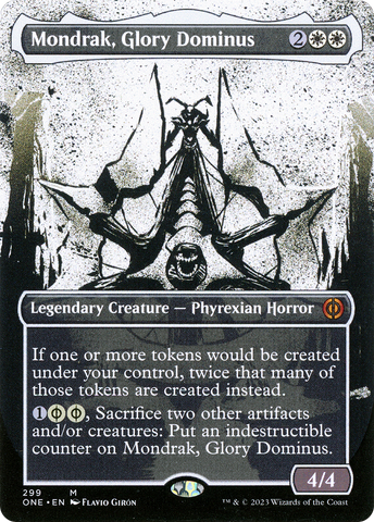 {R} Mondrak, Glory Dominus (Borderless Ichor) [Phyrexia: All Will Be One][ONE 299]