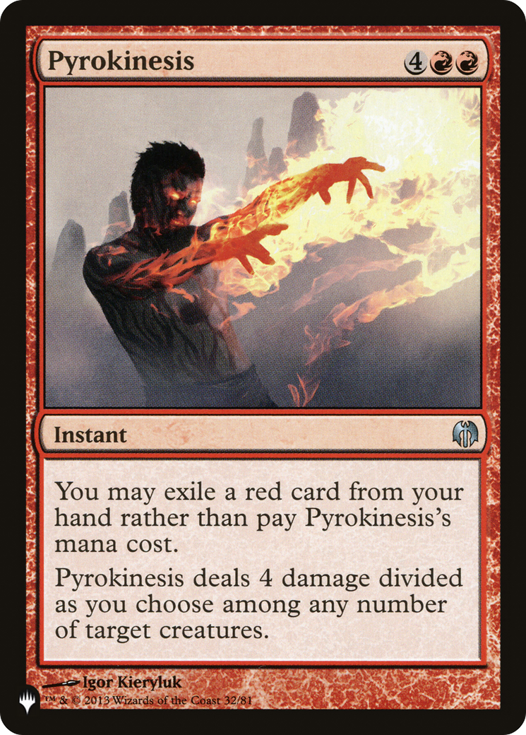Pyrokinesis [LIST 32/81]