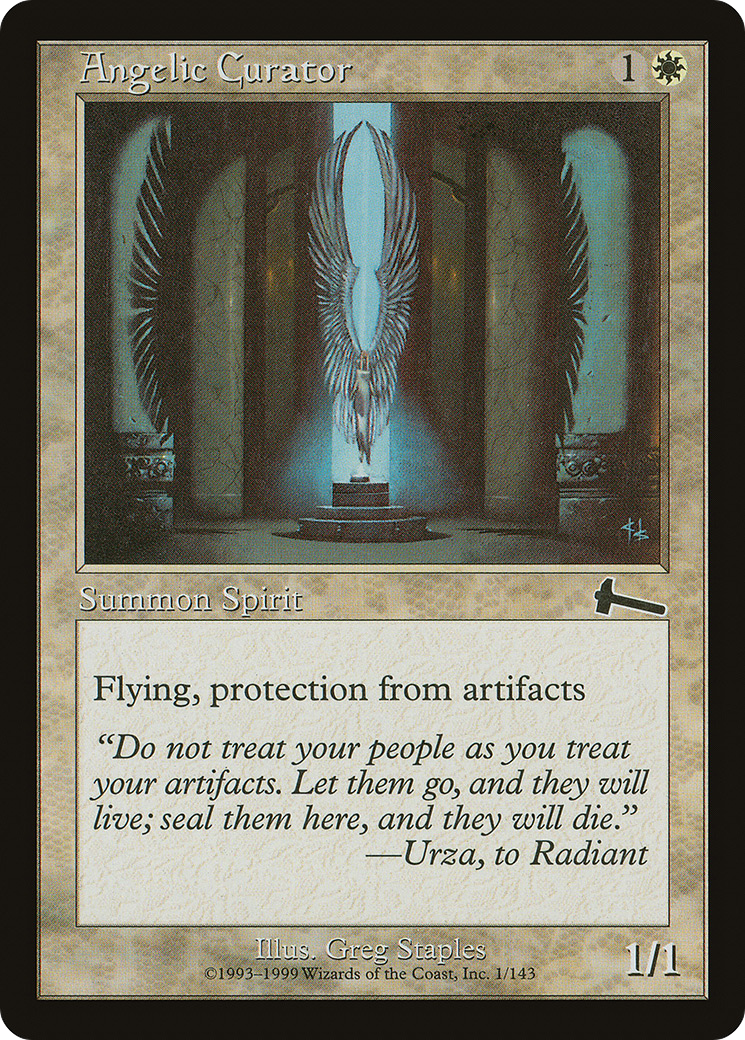 {C} Angelic Curator [Urza's Legacy][ULG 001]