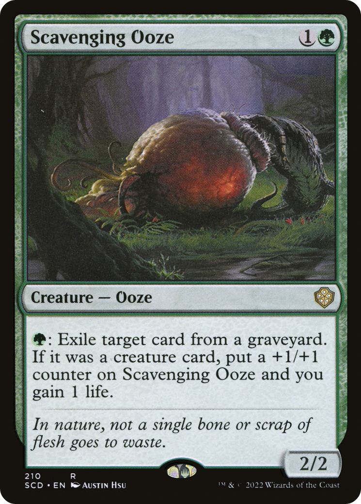 {R} Scavenging Ooze [Starter Commander Decks][SCD 210]