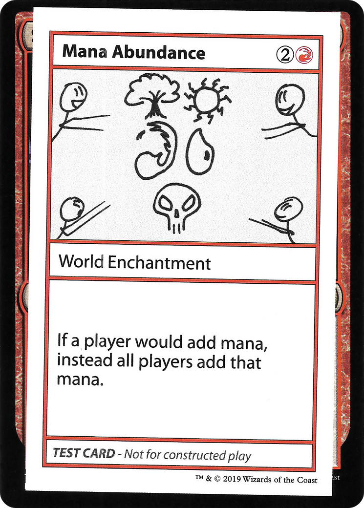 {R} Mana Abundance (2021 Edition) [Mystery Booster Playtest Cards][CMB1 058]