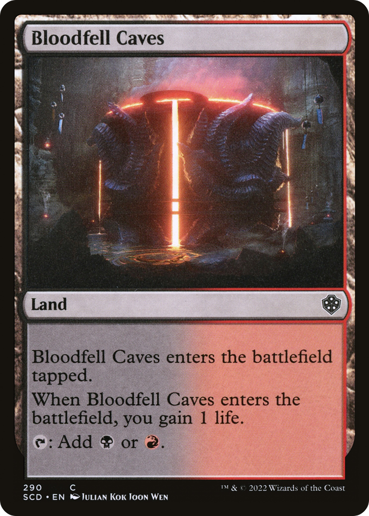 {C} Bloodfell Caves [Starter Commander Decks][SCD 290]