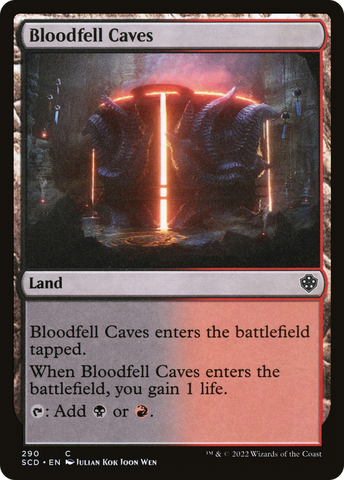 {C} Bloodfell Caves [Starter Commander Decks][SCD 290]