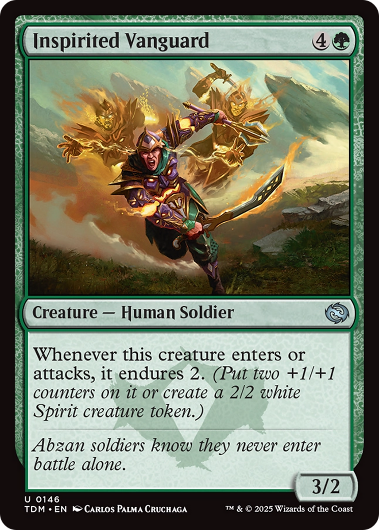 {@C} Inspirited Vanguard [Tarkir: Dragonstorm][TDM 146]