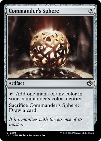 {C} Commander's Sphere [The Lost Caverns of Ixalan Commander][LCC 301]