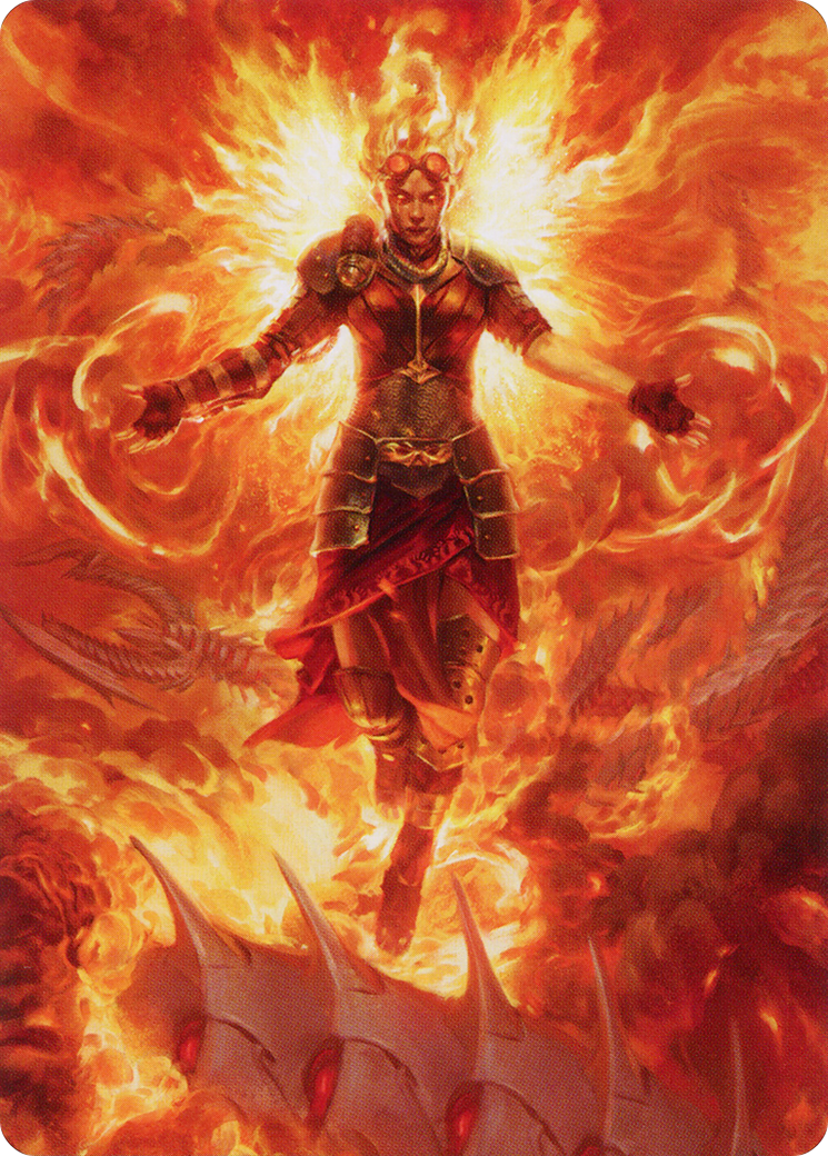 {A} Chandra, Hope's Beacon Art Card [March of the Machine Art Series][AMOM 030]