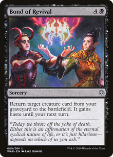 {C} Bond of Revival [War of the Spark][WAR 080]