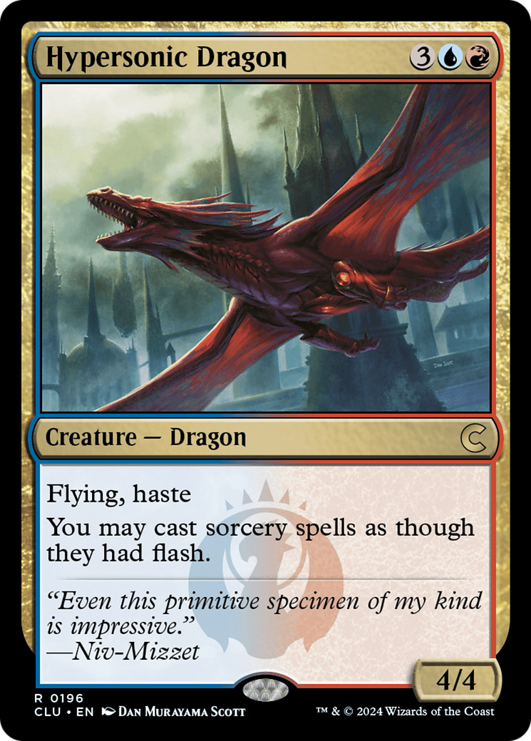 {R} Hypersonic Dragon [Ravnica: Clue Edition][CLU 196]