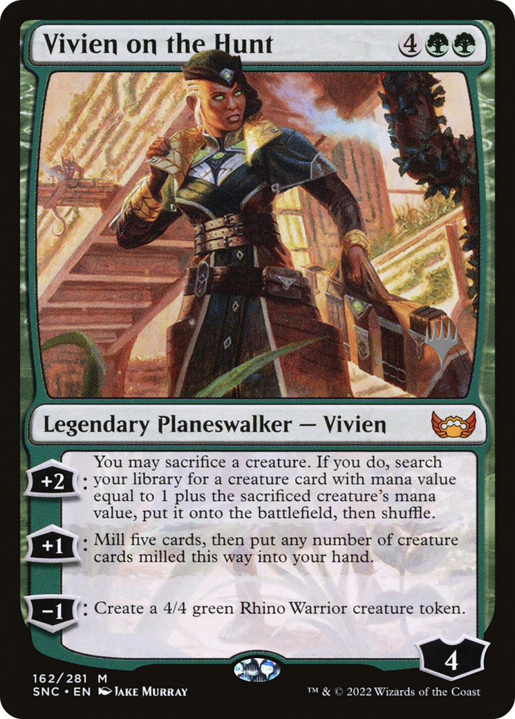 {R} Vivien on the Hunt (Promo Pack) [Streets of New Capenna Promos][PP SNC 162]