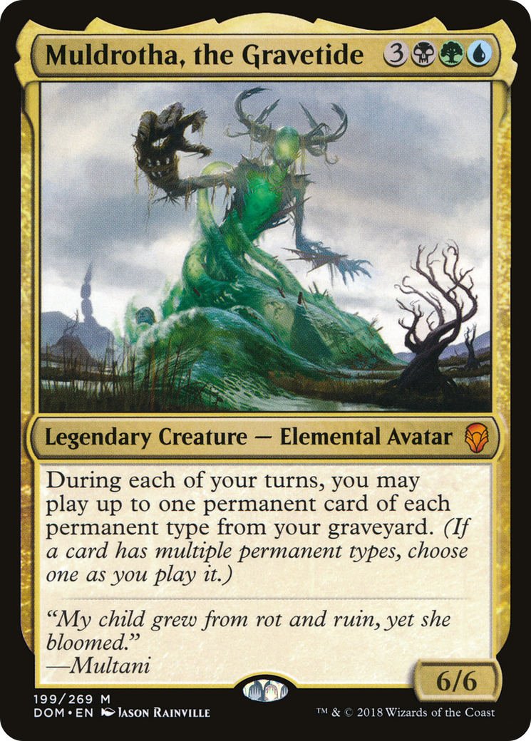 {R} Muldrotha, the Gravetide [Dominaria][DOM 199]