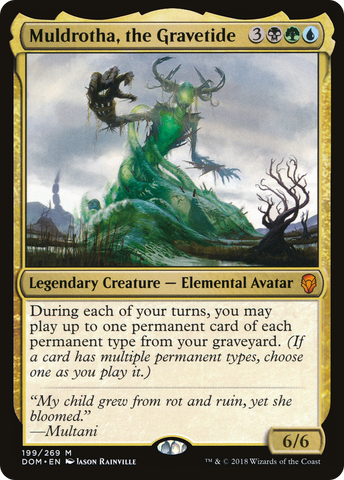 {R} Muldrotha, the Gravetide [Dominaria][DOM 199]