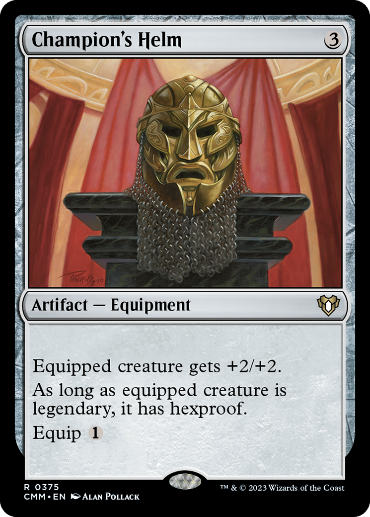 {R} Champion's Helm [Commander Masters][CMM 375]