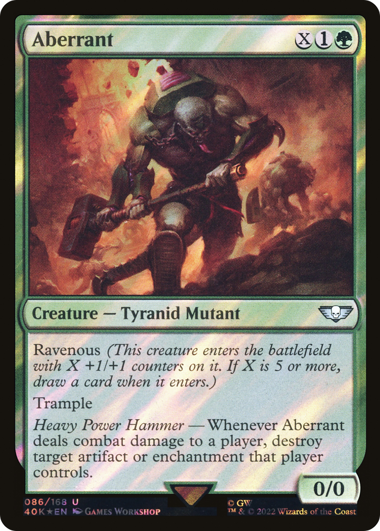 {C} Aberrant (Surge Foil) [Universes Beyond: Warhammer 40,000][SF 40K 086]