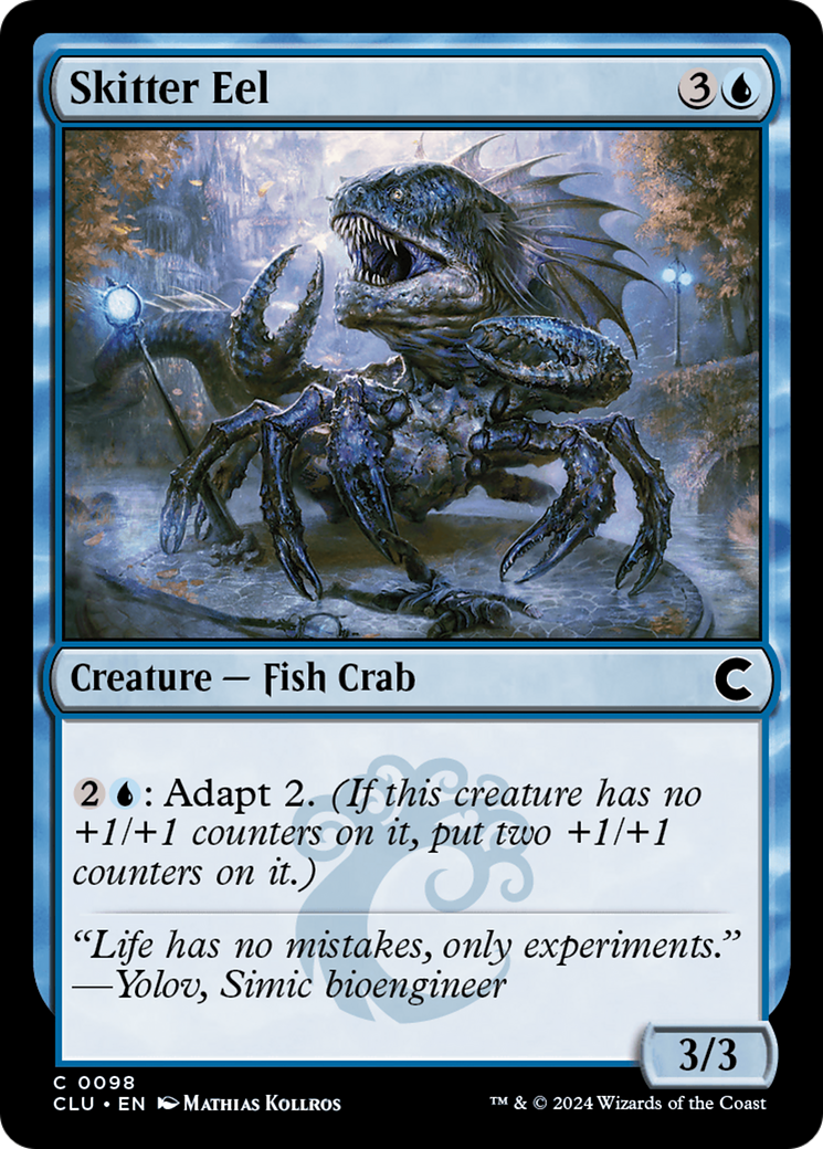 {C} Skitter Eel [Ravnica: Clue Edition][CLU 098]