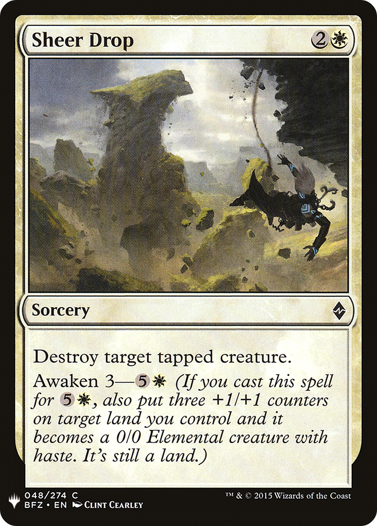 {C} Sheer Drop [Mystery Booster][LS BFZ 048]