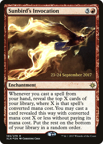 {R} Sunbird's Invocation [Ixalan Prerelease Promos][PR XLN 165]