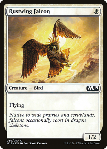 {C} Rustwing Falcon [Core Set 2019][M19 036]