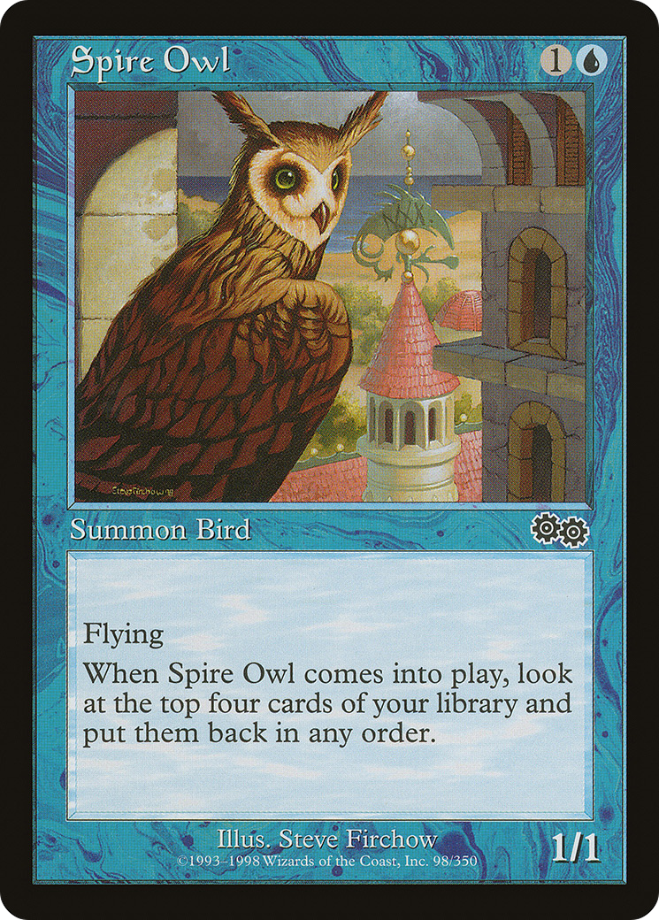 {C} Spire Owl [Urza's Saga][USG 098]