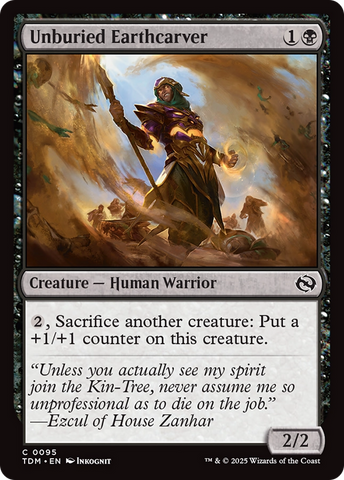 {@C} Unburied Earthcarver [Tarkir: Dragonstorm][TDM 095]