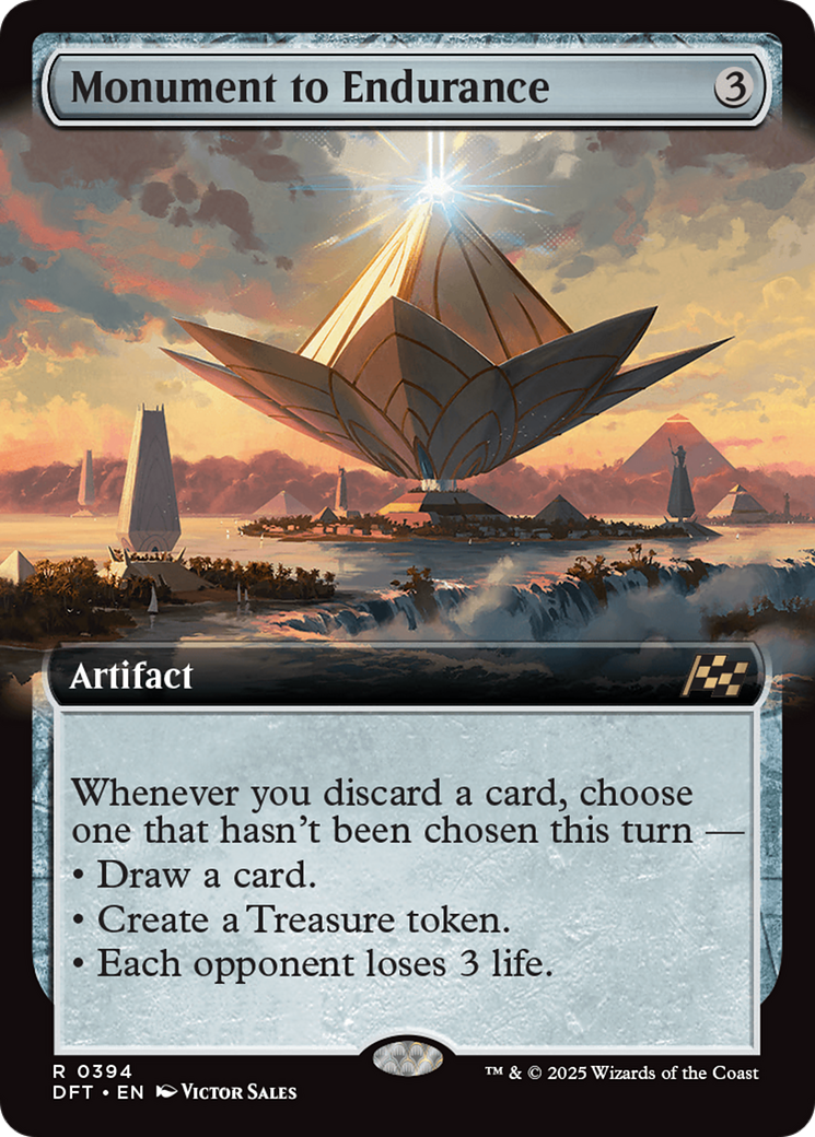 {@R} Monument to Endurance (Extended Art) [Aetherdrift][DFT 394]