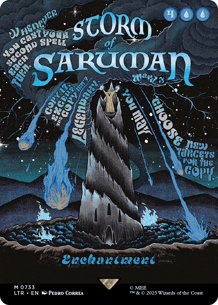 {R} Storm of Saruman (Borderless Poster) [The Lord of the Rings: Tales of Middle-Earth][LTR 733]