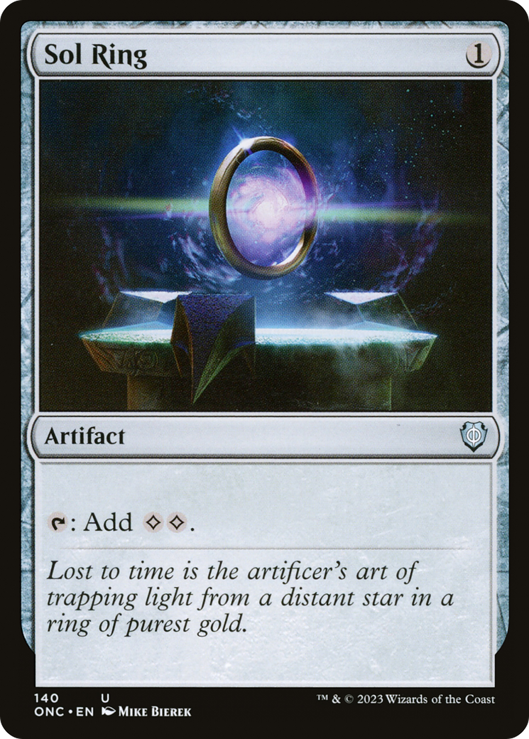{C} Sol Ring [Phyrexia: All Will Be One Commander][ONC 140]