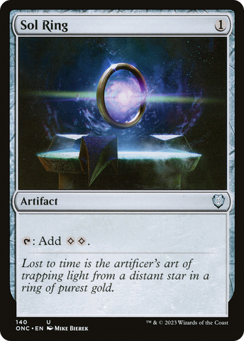 {C} Sol Ring [Phyrexia: All Will Be One Commander][ONC 140]