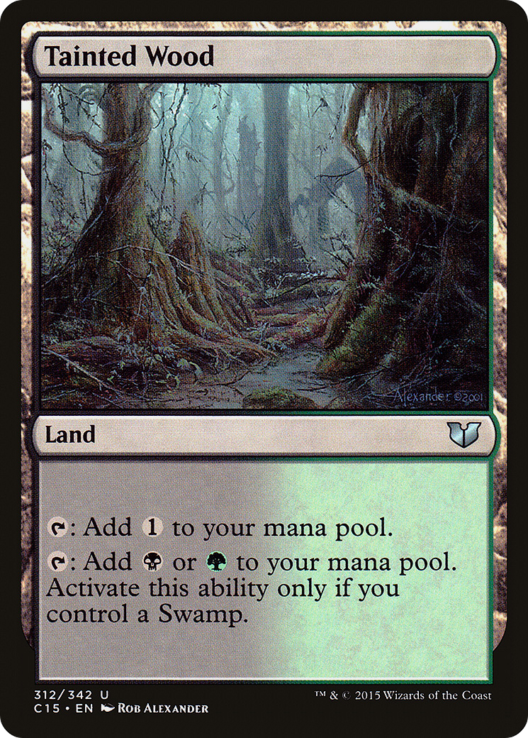 {C} Tainted Wood [Commander 2015][C15 312]
