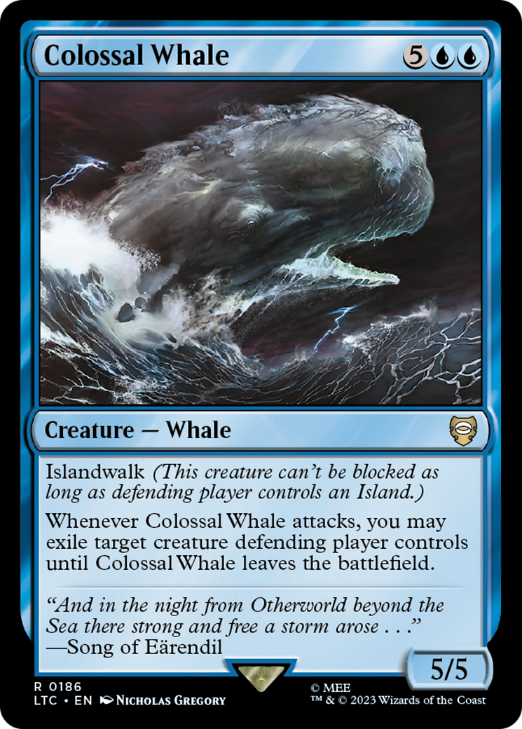 {R} Colossal Whale [The Lord of the Rings: Tales of Middle-Earth Commander][LTC 186]