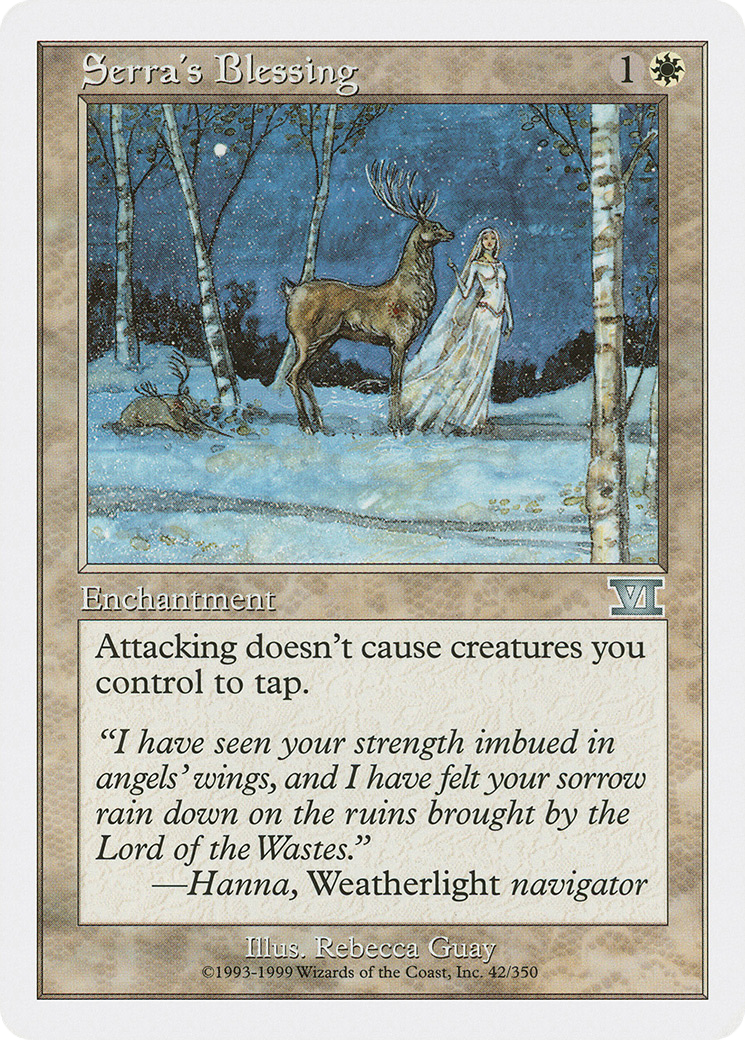 {C} Serra's Blessing [Classic Sixth Edition][6ED 042]