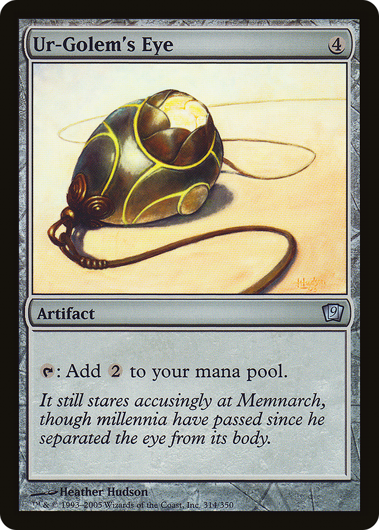 {C} Ur-Golem's Eye [Ninth Edition][9ED 314]