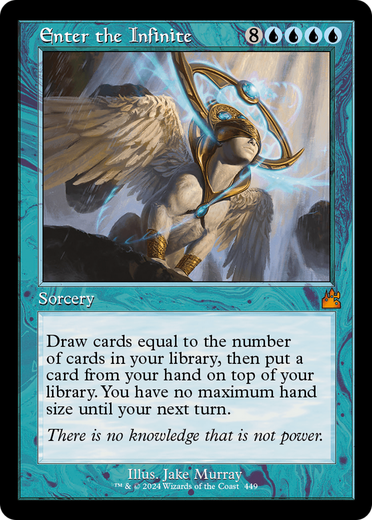 {R} Enter the Infinite (Retro Frame) [Ravnica Remastered][RVR 449]