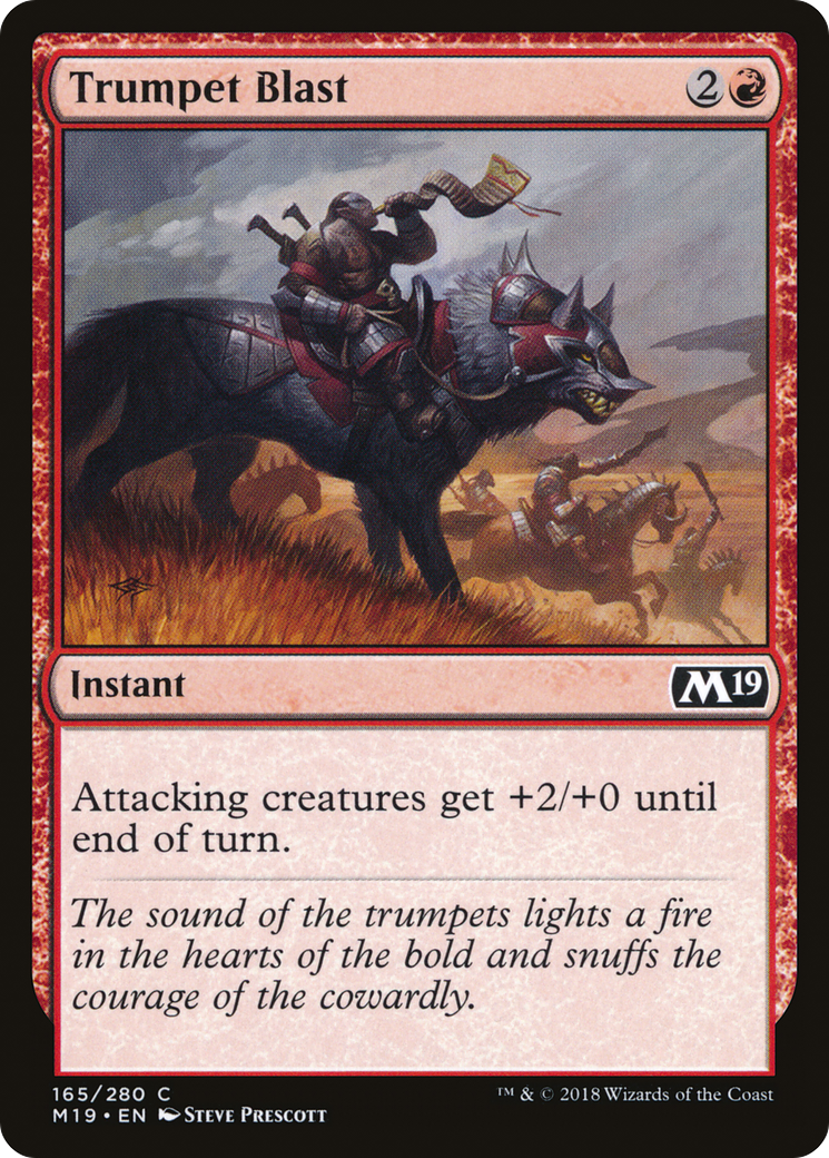 {C} Trumpet Blast [Core Set 2019][M19 165]