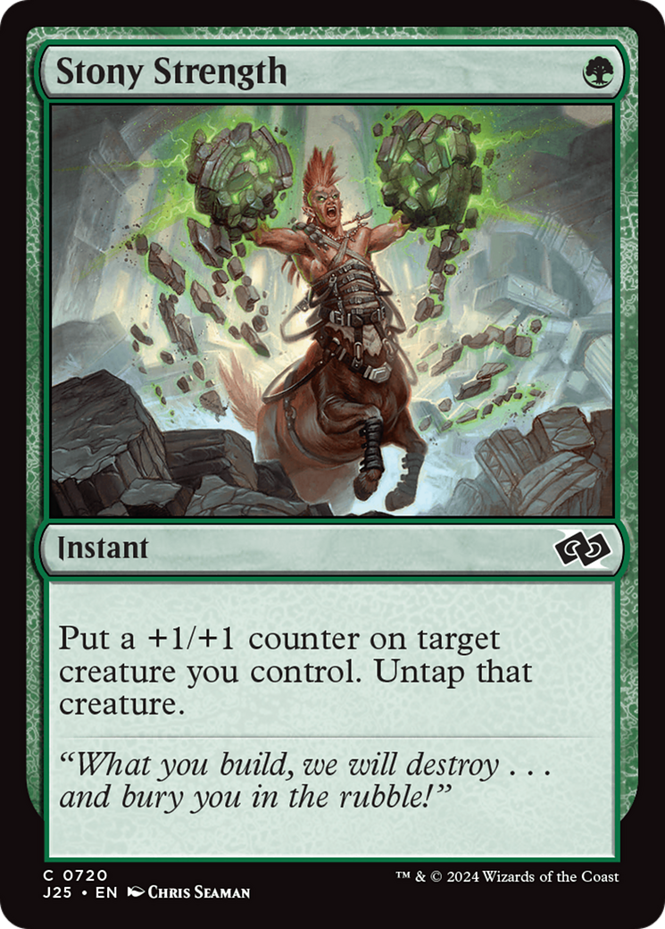 {C} Stony Strength [Foundations Jumpstart][J25 720]