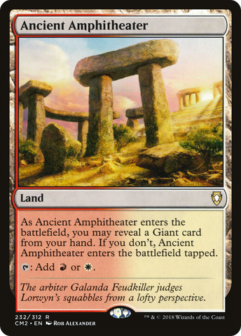 {R} Ancient Amphitheater [Commander Anthology Volume II][CM2 232]