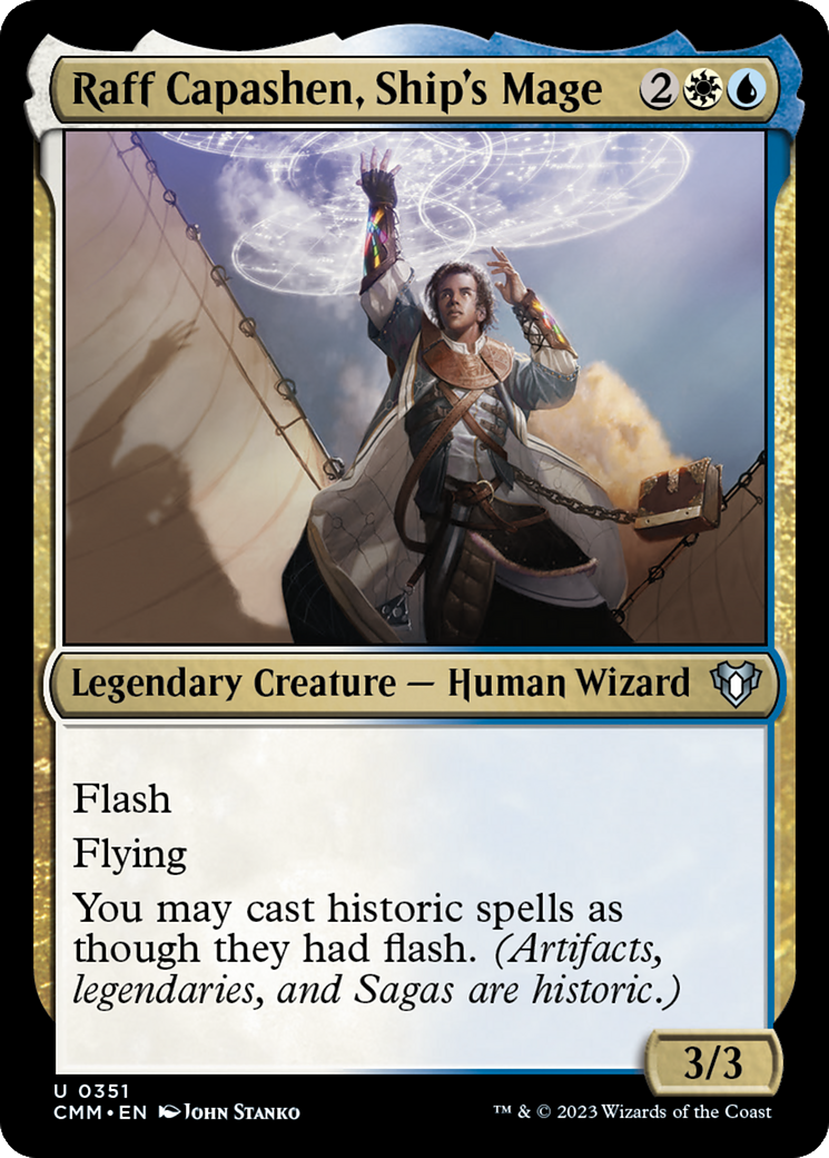{C} Raff Capashen, Ship's Mage [Commander Masters][CMM 351]