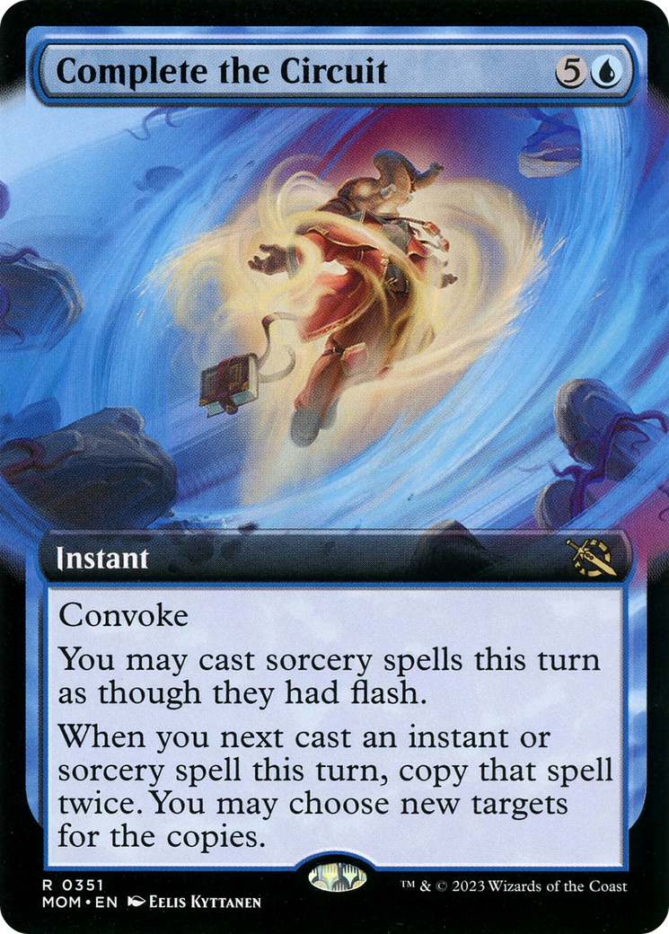 {R} Complete the Circuit (Extended Art) [March of the Machine][MOM 351]