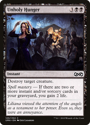 {C} Unholy Hunger [Ultimate Masters][UMA 120]