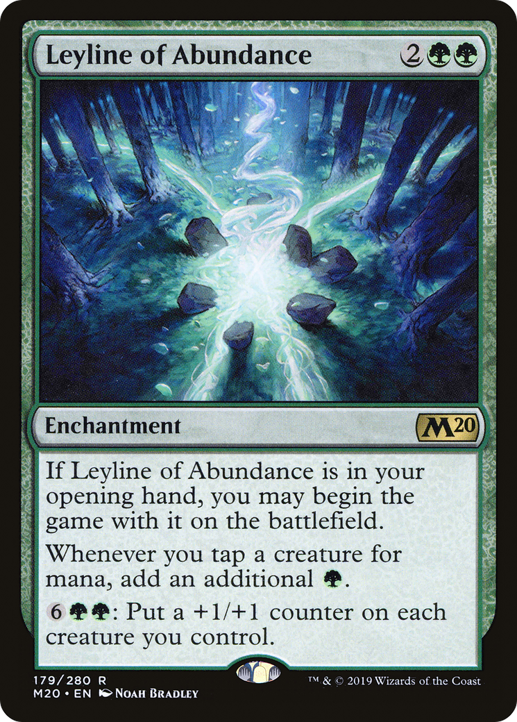 {R} Leyline of Abundance [Core Set 2020][M20 179] - Misty Mountain Games