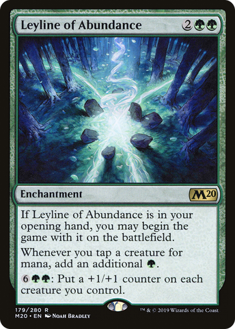 {R} Leyline of Abundance [Core Set 2020][M20 179]