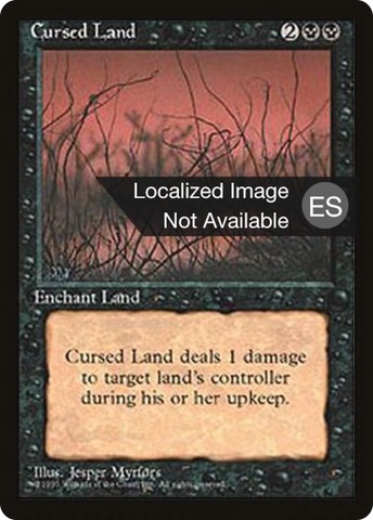 {F} Cursed Land [Fourth Edition (Foreign Black Border)][FBB 4ED 127]