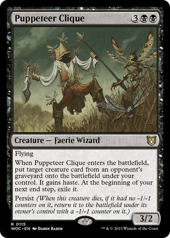 {R} Puppeteer Clique [Wilds of Eldraine Commander][WOC 115]